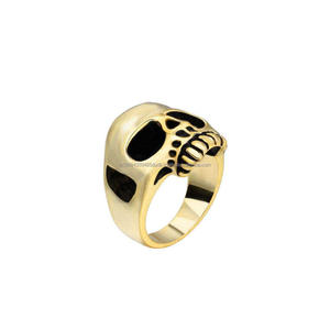 Bague de luxe à tête d'animal en argent sterling 925 pour la vente en gros de bijoux masculins modernes - Product Image 1