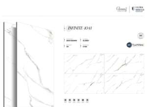 กระเบื้องพอร์ซเลนเคลือบเงาคุณภาพสูง ขนาด 800x1600 1200x1800 750x1500 มม. กระเบื้องแผ่นใหญ่ สำหรับบ้าน โรงแรม ห้างสรรพสินค้า สำนักงาน - Product Image 3