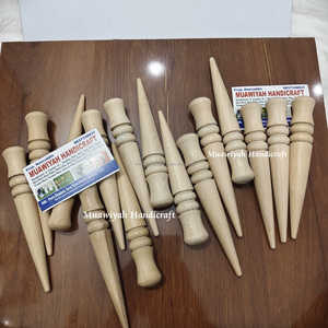 ไม้บีชวูดสติ๊กสลิกเกอร์ อุปกรณ์เครื่องมือสำหรับงานหนัง ใช้หลักๆ ในงานเครื่องหนังเพื่อขัดและปิดผนึกขอบหนังดิบ - Product Image 6