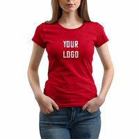 T-shirt pour filles en fibre de bambou premium 200 GSM, écologique, coupe ajustée, doux, respirant, manches courtes, col rond, logo personnalisé OEM ODM
