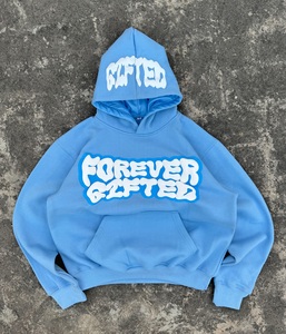 Custom Heavyweight Cotton Fleece Hoodie Tracksuit Manufacturer OEM Private Label Streetwear Jogger Set Wholesale Supplier - Product Image 3