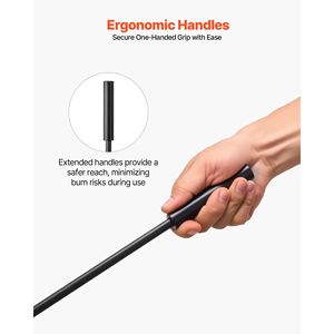 Set di 5 Utensili Moderni in Metallo per Caminetto con Supporto Quadrato, Pinze, Paletta per Cenere, Spazzola e Pala per Braciere in Ferro Battuto - Product Image 4