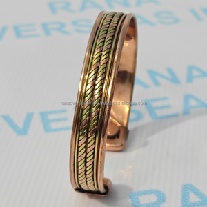 Pulsera Magnética de Cobre Puro Hecha a Mano, Joyería Personalizada para Sanación, Meditación, Conexión Espiritual y Bienestar - Product Image 3