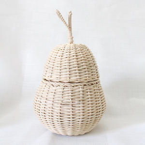 Panier de rangement en rotin best-seller, décoration de chambre pour filles, paniers en gros, articles d'organisation pour enfants - Product Image 2