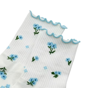 OEM Custom Autumn Pilates <b>Socks</b> Ruffled Cuff Crew <b>Socks</b> Non Slip Dot <b>Grip</b> Soft Comfortable Indoor Fitness Yoga Bottom Trendy - Product Image 2