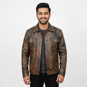 Vestes en cuir pour hommes grandes tailles, vêtements de mode pour hommes, vestes de sport pour moto, vestes d'hiver pour hommes de toutes tailles - Product Image 6