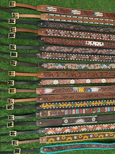 New 2025 Custom Logo Quick Release Hand Tooled Cowhide Leather <b>Camera</b> <b>Straps</b> Adjustable Size Shoulder <b>Strap</b> for DSLR Nikon Canon - Product Image 5