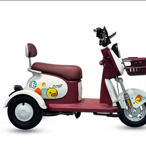 Tricycle électrique urbain avec moteur arrière 500W, 3 vitesses, 48V 12Ah, cadre en acier, deux places pour adultes - Product Image 2