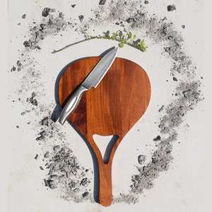 Planche à découper en bois de taille moyenne, accessoires de cuisine, planche à découper pour légumes, usage culinaire - Product Image 2