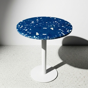 Mesa de Centro de Plástico Reciclado, Diseño Moderno, Impermeable, Duradera, Ecológica, Muebles para el Hogar, Escuela, Sala de Estar, Hotel, Uso en Interiores, Metal - Product Image 1