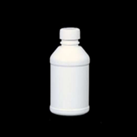 Bouteille en plastique HDPE de 200 ml, conteneur d'emballage rond pour produits chimiques, bouchon à vis, impression sérigraphique pour nettoyant anti-taches d'huile