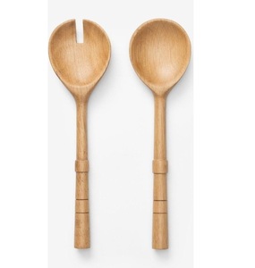 Hot Selling 2024 Kitchen 2 Pieces Hot Today Fashionable Wooden <b>Salad</b> <b>Server</b> Acacia <b>Salad</b> <b>Server</b> Set Kitchen Accessories - Product Image 1