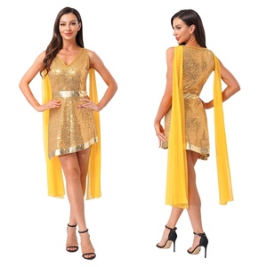 Robe de danse pour femmes, pratique, élégante, style grec, robe de déesse glorieuse avec du chiffon pour les fêtes, la photographie, les soirées masquées, les séances - Product Image 2