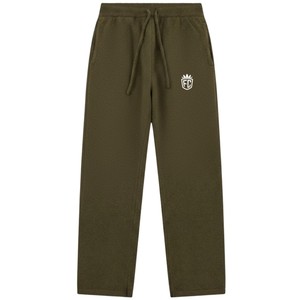 Knit Jogger <b>Pants</b> Khaki Casual Sweatpants Elastic Waist Lounge Wear Soft Knit Trousers Relaxed Fit for Men Women - Product Image 1