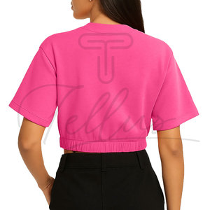 Top Corto para Mujer, Ropa de Moda, Nuevo Estilo, Camisetas Cortas para Mujer, Más Vendidas - Product Image 2