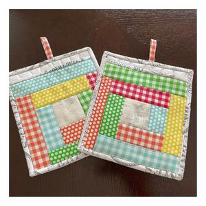 Personnalisable Taille Forme Couleur Heartin Imprimé Écologique Durable Utile GOTS Certifié Qualité Cuisine Maniques De L'Inde - Product Image 4