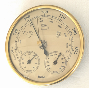 Estación Meteorológica Multifunción 3 en 1 de Alta <span class=keywords><strong>Calidad</strong></span> a Bajo <span class=keywords><strong>Precio</strong></span>: Barómetro, Termómetro e Higrómetro con Reloj - Product Image 3
