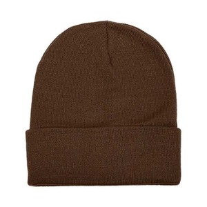Gorro de Punto Unisex de Color Gris Sólido, 100% Acrílico, Gorro Casual de Invierno para Adultos, Circunferencia de Cabeza de 56-58 cm - Product Image 4