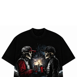 Camiseta Glory Custom Trendy 100% algodón estampada estilo vintage de manga corta con lavado ácido y gráfico para un uso cómodo unisex. - Product Image 4