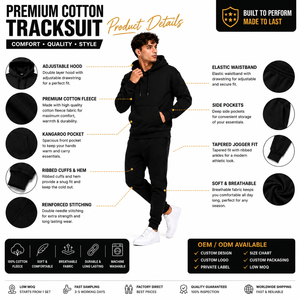 เสื้อแจ็คเก็ตฮู้ดผู้ชายสำหรับฤดูหนาว สไตล์สตรีทแวร์ น้ำหนักเบา ผลิตจากผ้าโพลีเอสเตอร์/คอตตอนผสม พร้อมเชือกผูกปรับได้ - Product Image 3