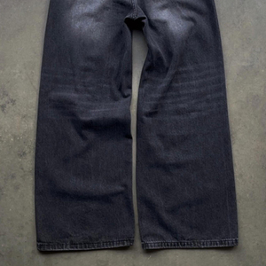 Pantalones vaqueros de mujer de corte recto, holgados, de cintura alta, estilo casual, de mezclilla, de pierna ancha, con lavado ácido, de gran venta - Product Image 4