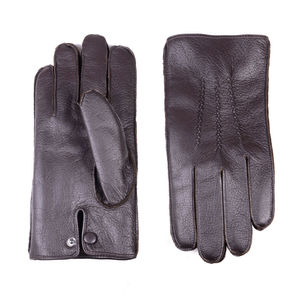 Nuevos guantes de invierno de cuero premium para conducir, ajustables, a prueba de viento, cálidos y resistentes al viento para hombre. - Product Image 2