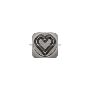 เครื่องมือทำเครื่องหมายอุตสาหกรรม PA6-L210 Cr-V Steel Stamp HRC60 DIN1451 สำหรับโลหะและหนัง - Product Image 2