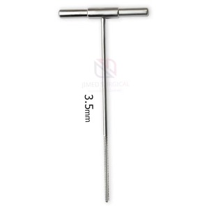 Cannulated T-<b>Handle</b> Bone <b>Tap</b> 1.5mm-4.0mm | Orthopedic Surgical Implant Screw Tool for Veterinary Use - Product Image 1