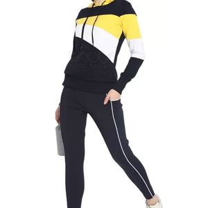 Sweat-shirt à capuche minimaliste rayé pour femme, design personnalisé, vêtement de sport professionnel pour l'entraînement athlétique, nouveau modèle 2026 - Product Image 6