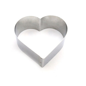 5 Pcs Stainless Steel Heart Cookie Cutters Set Baking Fondant Sandwich Shape Mold Cake Decorating <b>Tool</b> Non-Stick Heat Resistant - Product Image 5
