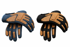 Gants d'extérieur à doigts entiers avec sangle de poignet réglable, antidérapants, respirants, en cuir, unisexes, toutes saisons - Product Image 5