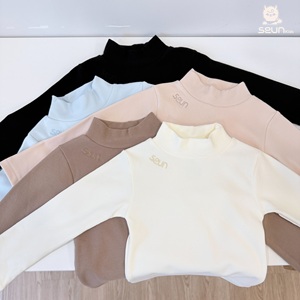 ซันคิดส์เสื้อเชิ้ตคอเต่าสำหรับเด็ก 4 ซม. เนื้อผ้านุ่ม ยืดหยุ่น ระบายอากาศได้ดี เหมาะสำหรับเด็กชายและเด็กหญิง - Product Image 1