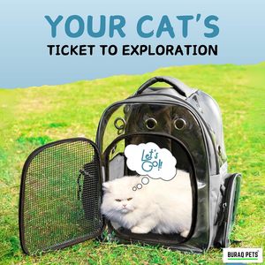 Pet Travel Hiking Bag OEM ODM Custom Logo Breathable Dog & <b>Cat</b> Carrier <b>Backpack</b> Direct Manufacturer - Product Image 6