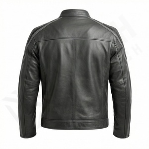 Chaqueta de Motociclista de Cuero Genuino para Hombre de la Mejor Calidad, Nueva Colección de Invierno, Chaquetas de Motocicleta con Protecciones Desmontables Personalizadas - Product Image 2