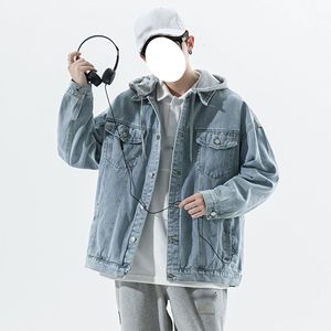 New Winter Clothing Men's <b>Think</b> Jacket For Autumn And Winter Denim Jacket Men 100% Cotton Made Denim Jacket - Product Image 3