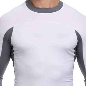 Customized Women's Beach Rash Guard with Long Sleeves Breathable Spandex <b>Surfing</b> Sportswear OEM Digital <b>Printed</b> for Men - Product Image 1