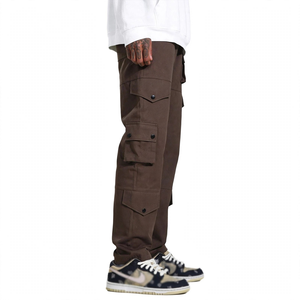 Pantalones Cargo Ligeros para Hombre SPINE CRAFT, Cintura Elástica con Cordón, Múltiples Bolsillos, Estilo Jogger Casual, Ropa de Otoño de Secado Rápido - Product Image 2
