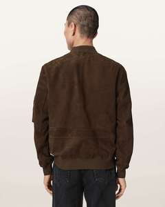 Men's Rokko Relaxed <b>Suede</b> Bomber <b>Jacket</b> | Premium Goat <b>Suede</b> <b>Leather</b> Outerwear | OEM Manufacturer - Product Image 5