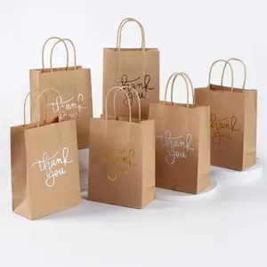 Best Price Custom Brown Kraft Paper Bag Shopping Paper Bag Recyclable Promotional Bag