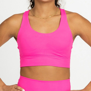 Sujetador deportivo sin aros para mujer, con soporte para el pecho, reducción de grasa en la espalda, realce interno y copas extraíbles, ideal para uso diario. - Product Image 3