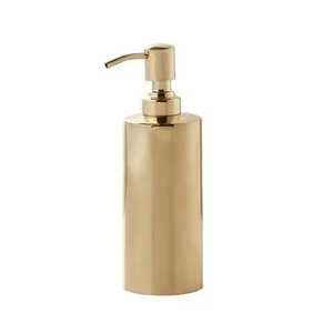 Luxury Rose Gold Stainless Steel Soap Dispenser Modern Cylindrical Liquid Hand Soap Pump Bottle for Bathroom Kitchen <b>Vanity</b> - Product Image 5