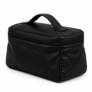 High Quality Leather Toiletry <b>Bag</b> Travel Cosmetic <b>Bag</b> <b>Wash</b> <b>Bag</b> Organizer Dopp Kit Custom Unisex Leather Travel Pouch <b>Bag</b> - Product Image 4