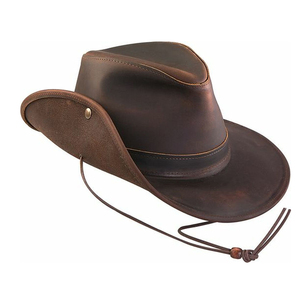 Chapeau Fedora en cuir réglable de haute qualité, style unisexe, personnalisable en couleur et logo - Product Image 1