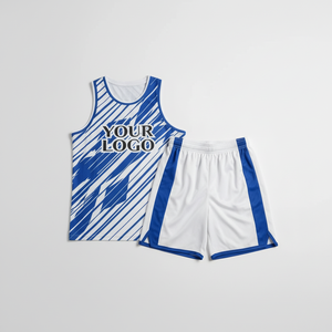 Tenue de basketball personnalisée, maillot de basketball respirant et réversible, ensemble uniforme de basketball 100% polyester - Product Image 5