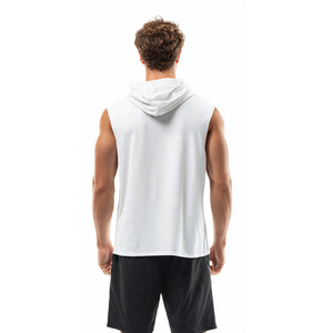 Men Summer Casual Sleeveless Hooded Gym <b>Workout</b> Fitness Sports Wear Breathable Training Running Active BASRA SPORTS <b>Hoodie</b> - Product Image 2