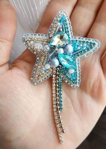 Elegant Handcrafted Embroidery Beaded Brooch for Dresses Coats and <b>Scarves</b> Unique Embroidery Beaded Brooch Handmade Fashion Jewe - Product Image 2
