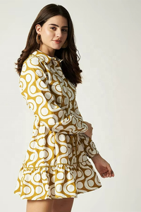 Vestido de diseño de moda 100% algodón con estampado floral, vestidos largos para mujer, fabricante OEM, vestido informal de verano para mujer, precio al por mayor - Product Image 4