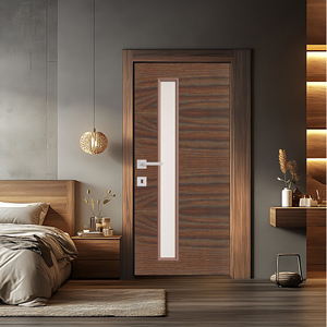 Porte de salle de bain en PVC durable, imperméable, résistante à l'humidité et aux rayures, design élégant pour les maisons et les hôtels indiens - Product Image 1