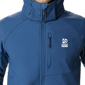 Own Your Logo Design Unique Style Waterproof Hooded Canvas Front Men Softshell <b>Slim</b> <b>Fit</b> <b>Jacket</b> in Wholesale Prices - Product Image 3