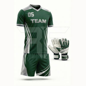 Tenues de football imprimées durables et respirantes, ensembles d'entraînement de football personnalisés, maillots et shorts de football à prix abordable en promotion - Product Image 3